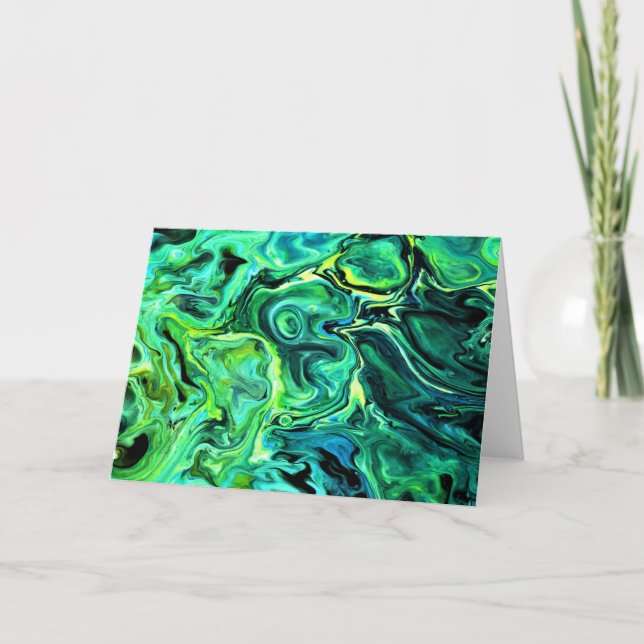 Abstrakte Farbstudie 78, Karte (Vorderseite)