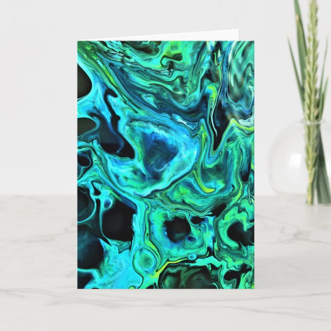 Abstrakte Farbstudie 80, Karte (Vorderseite)