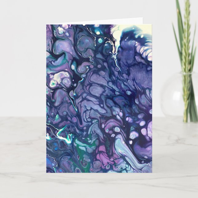 Abstrakte Farbstudie 81, Karte (Vorderseite)