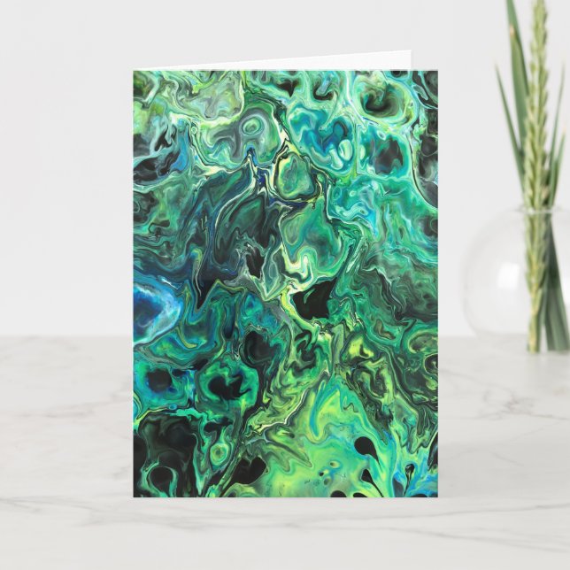 Abstrakte Farbstudie 82, Karte (Vorderseite)