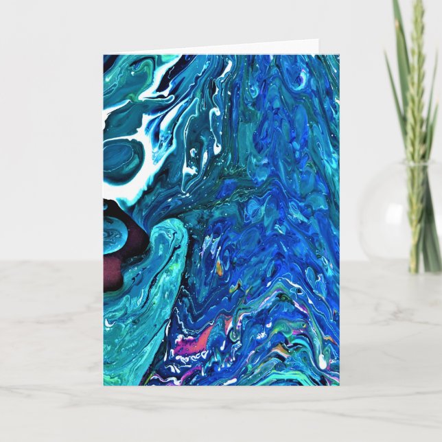 Abstrakte Farbstudie 83, Karte (Vorderseite)