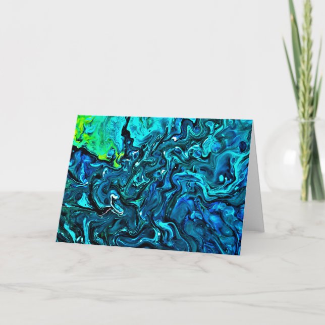 Abstrakte Farbstudie 87, Karte (Vorderseite)