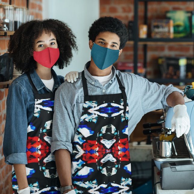 Abstrakte Farbtextur Schürze (apron)