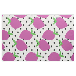 Abstrakte fette Berry Fun Erdbeeren mit Samen Stoff