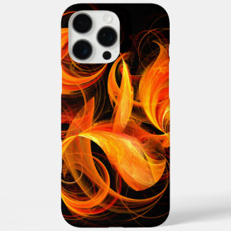 Abstrakte Feuerball-Kunst iPhone 16 Pro Max Hülle