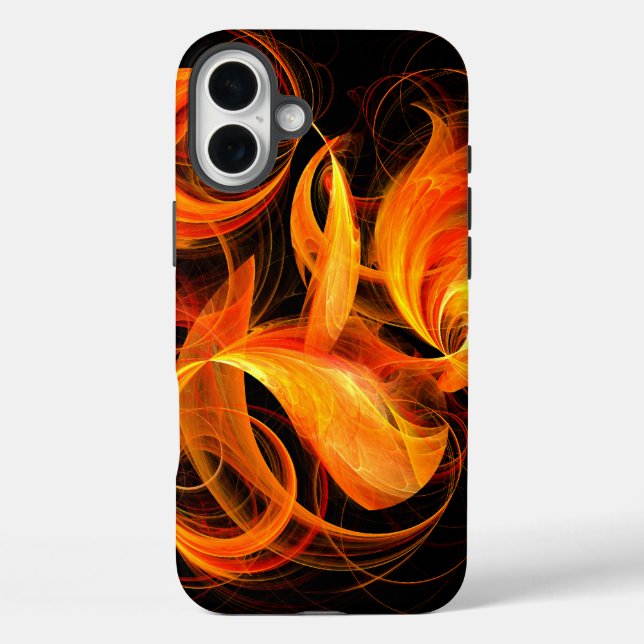 Abstrakte Feuerball-Kunst Case-Mate iPhone Hülle (Rückseite)