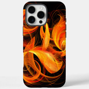 Abstrakte Feuerball-Kunst iPhone 16 Pro Max Hülle