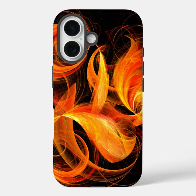 Abstrakte Feuerball-Kunst Case-Mate iPhone Hülle (Rückseite)