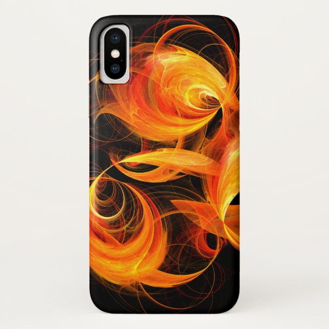 Abstrakte Feuerball-Kunst Case-Mate iPhone Hülle (Rückseite)