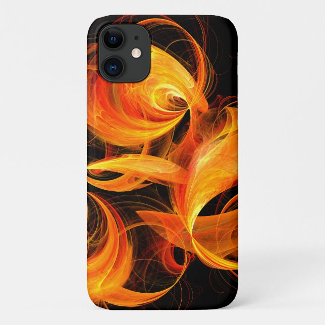 Abstrakte Feuerball-Kunst Case-Mate iPhone Hülle (Rückseite)