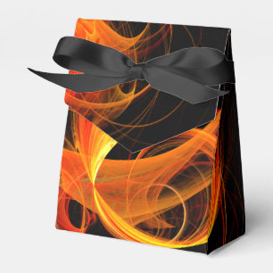 Abstrakte Feuerball-Kunst Geschenkschachtel