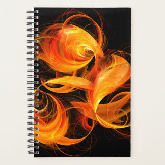 Abstrakte Feuerball-Kunst Planer