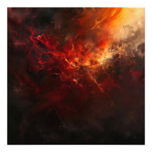Abstrakte Feuerkunst Fotodruck