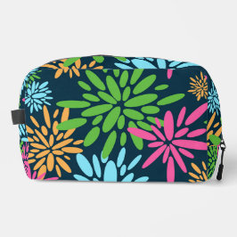 Abstrakte Feuerwerkskörper-Blume Druckschneiden Nä Waschbeutel