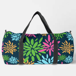 Abstrakte Feuerwerkskörper Blume Duffel Bag Duffle Bag