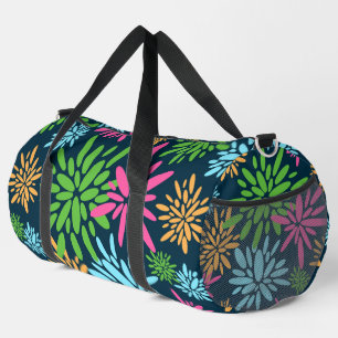 Abstrakte Feuerwerkskörper Blume Duffel Bag Duffle Bag