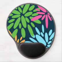 Abstrakte Feuerwerkskörper-Blume Gel Mousepad
