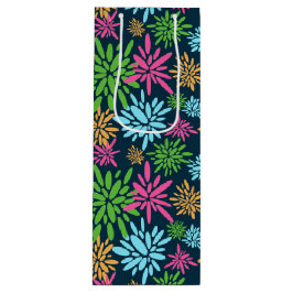 Abstrakte Feuerwerkskörper-Blume Geschenktasche Geschenktüte Für Weinflaschen