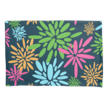 Abstrakte Feuerwerkskörper Blume Pillowcase