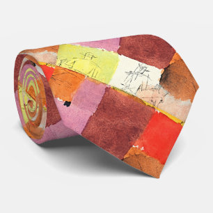 Abstrakte Figuren Kunst - Bold Modern Necktie Krawatte