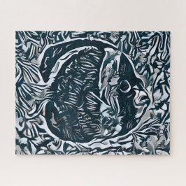 Abstrakte Fische | Herausforderung Hard Jigsaw P Puzzle