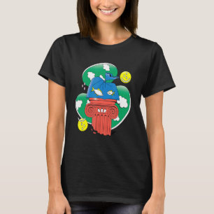 Abstrakte Fische in Kunststoffform T-Shirt