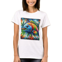 Abstrakte Fischkunst