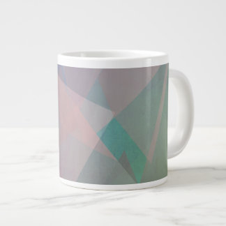 Abstrakte Fliegende Partikel | Geometrische Formen Jumbo-Tasse