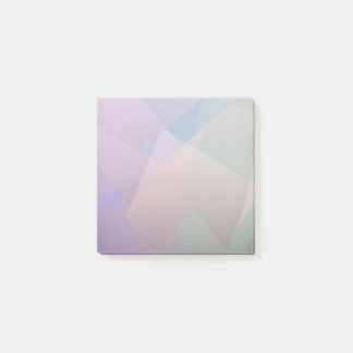 Abstrakte Fliegende Partikel | Geometrische Formen Post-it Klebezettel