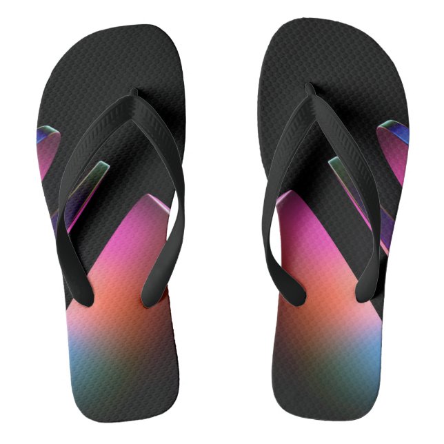 Abstrakte Flip Flops (Fußbett)