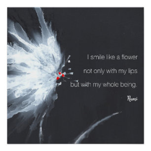 Abstrakte florale Minimalistisch Poster