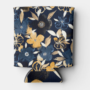 Abstrakte Florals: Farbwiederholtes Muster Dosenkühler
