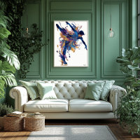Abstrakte Fluid-Tinte-Eislaufkunst – Moderne Beweg