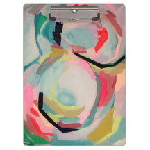 Abstrakte Fluro-Acrylmalerei