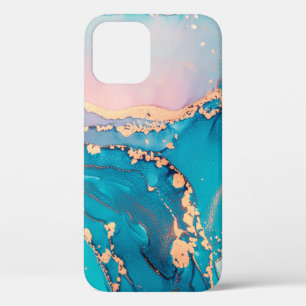 Abstrakte, flüssige Kunstmalerei im Hintergrund Case-Mate iPhone Hülle