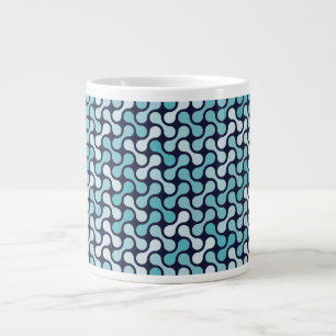 Abstrakte Flüssigkeits-Grafik-Kunst Jumbo-Tasse