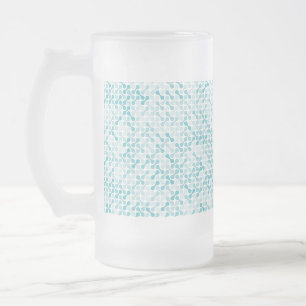 Abstrakte Flüssigkeits-Grafik-Kunst Mattglas Bierglas