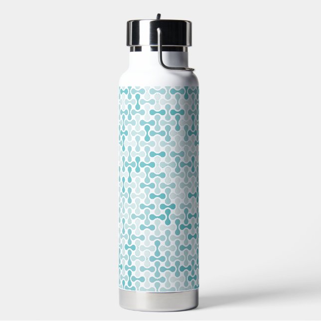 Abstrakte Flüssigkeits-Grafik-Kunst Trinkflasche (Links)