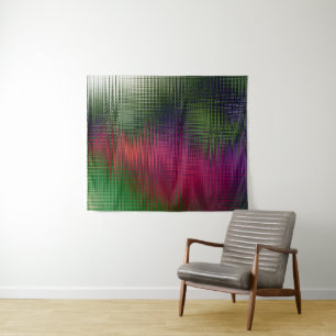 Abstrakte Flüssigtextur Eisglas Kristall gefroren  Wandteppich