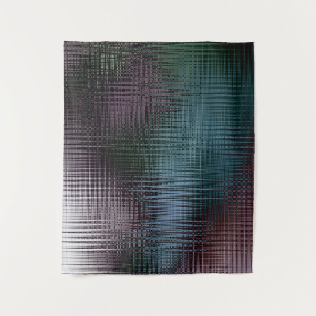 Abstrakte Flüssigtextur Eisglas Kristall gefroren  Wandteppich (Vorderseite)