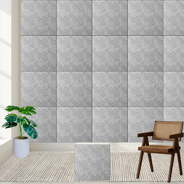 Abstrakte Folie Keramik Fliese (Abstract Silver Foil Texture Ceramic Tile)