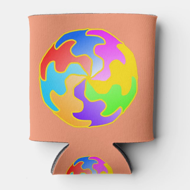 Abstrakte Form Dosenkühler (Vorderseite)