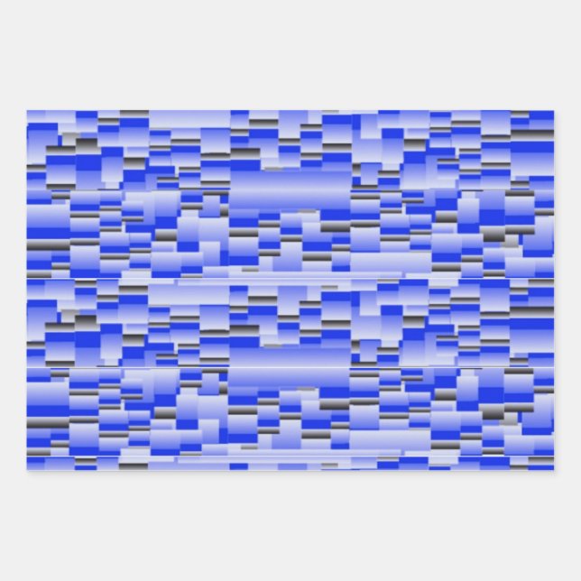 Abstrakte Form Geschenkpapier Set (Vorderseite)