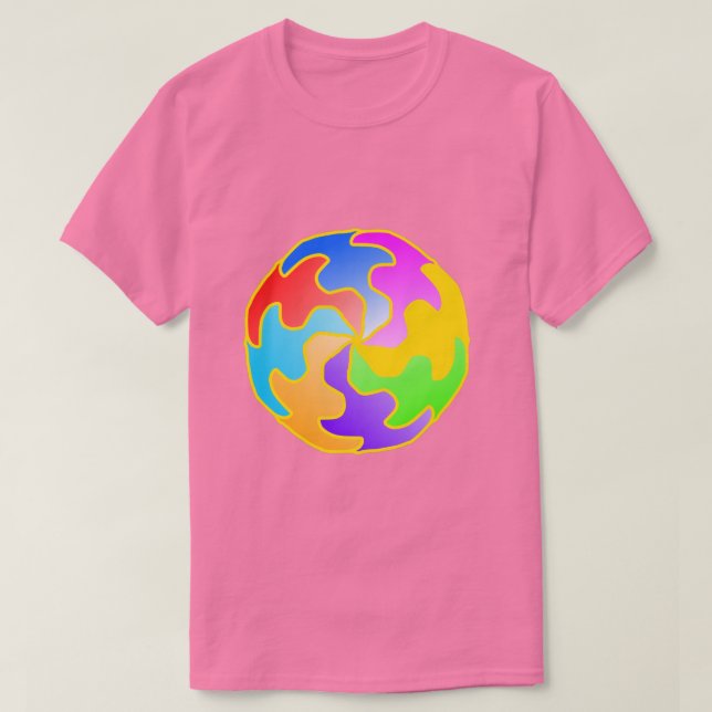Abstrakte Form T-Shirt (Design vorne)