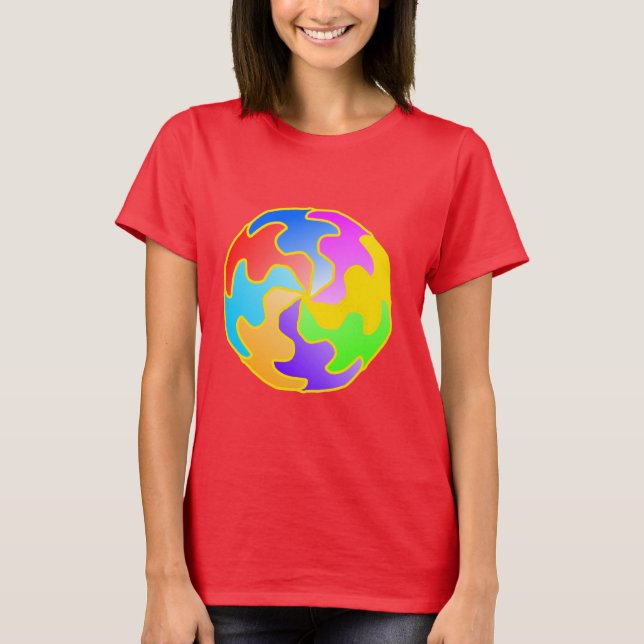 Abstrakte Form T-Shirt (Vorderseite)