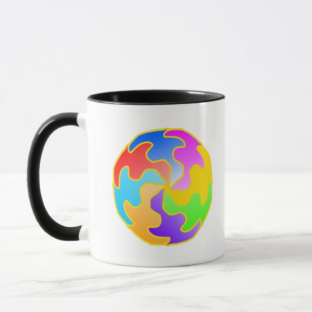 Abstrakte Form Tasse (Links)