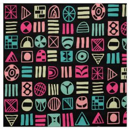 Abstrakte Formen 060617 Muster - Farben 01 Stoff