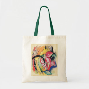 Abstrakte Formen (auch Farbige Blumen) von Franz M Tragetasche