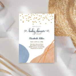 Abstrakte Formen Boho Babydusche