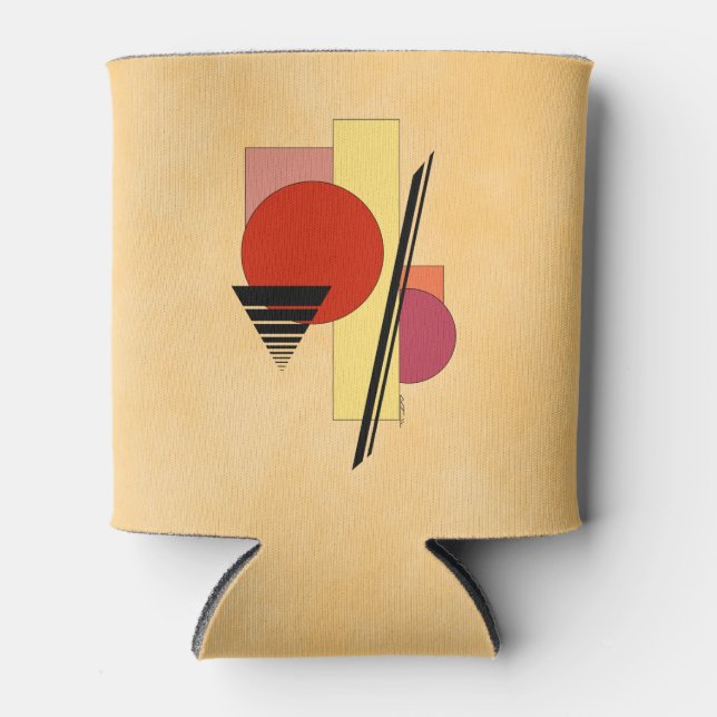 Abstrakte Formen Dosenkühler (Vorderseite)